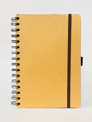 Kraft Journal with Sticky Notes