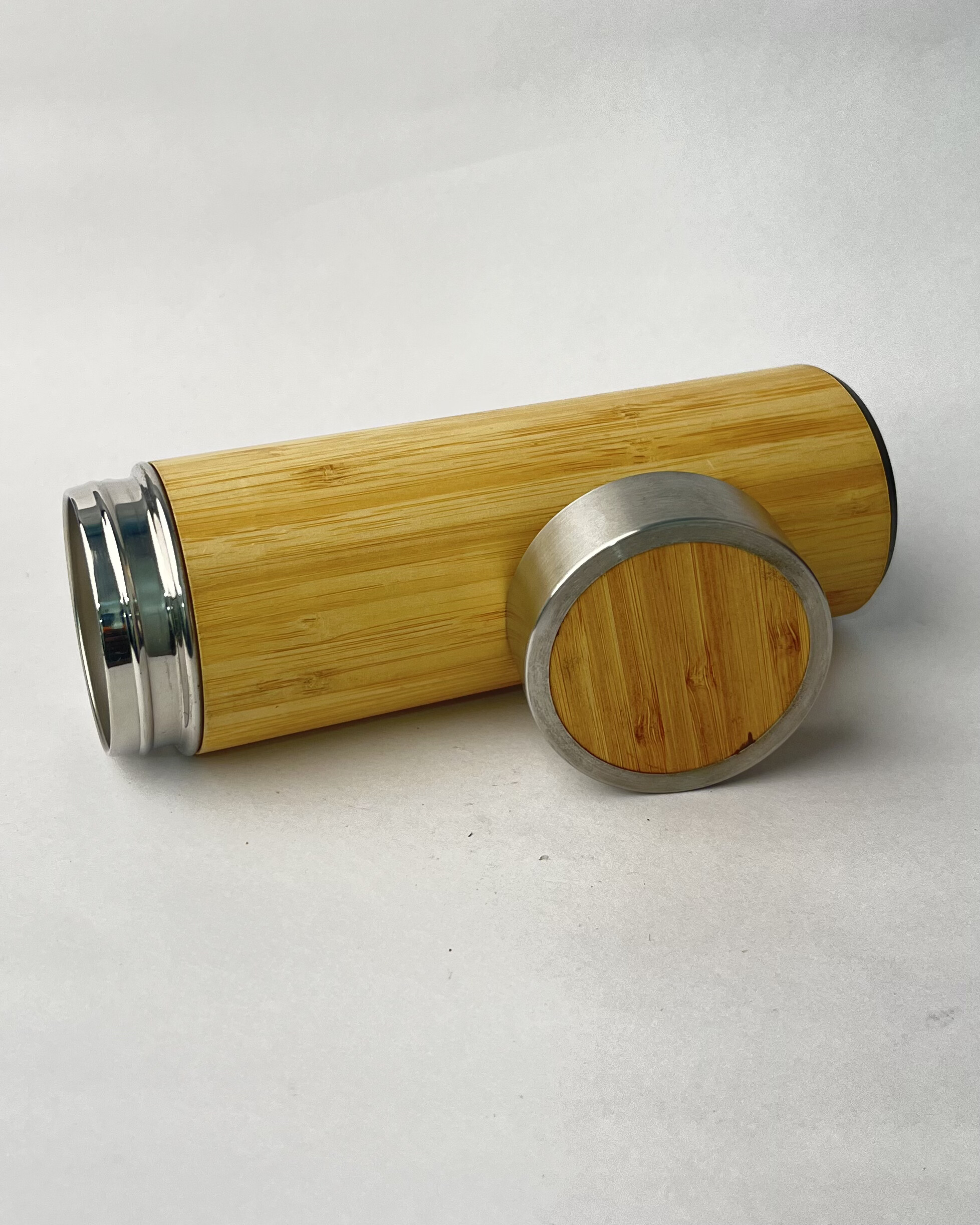 BambooZen – Natural bamboo bottle with stainless steel accents