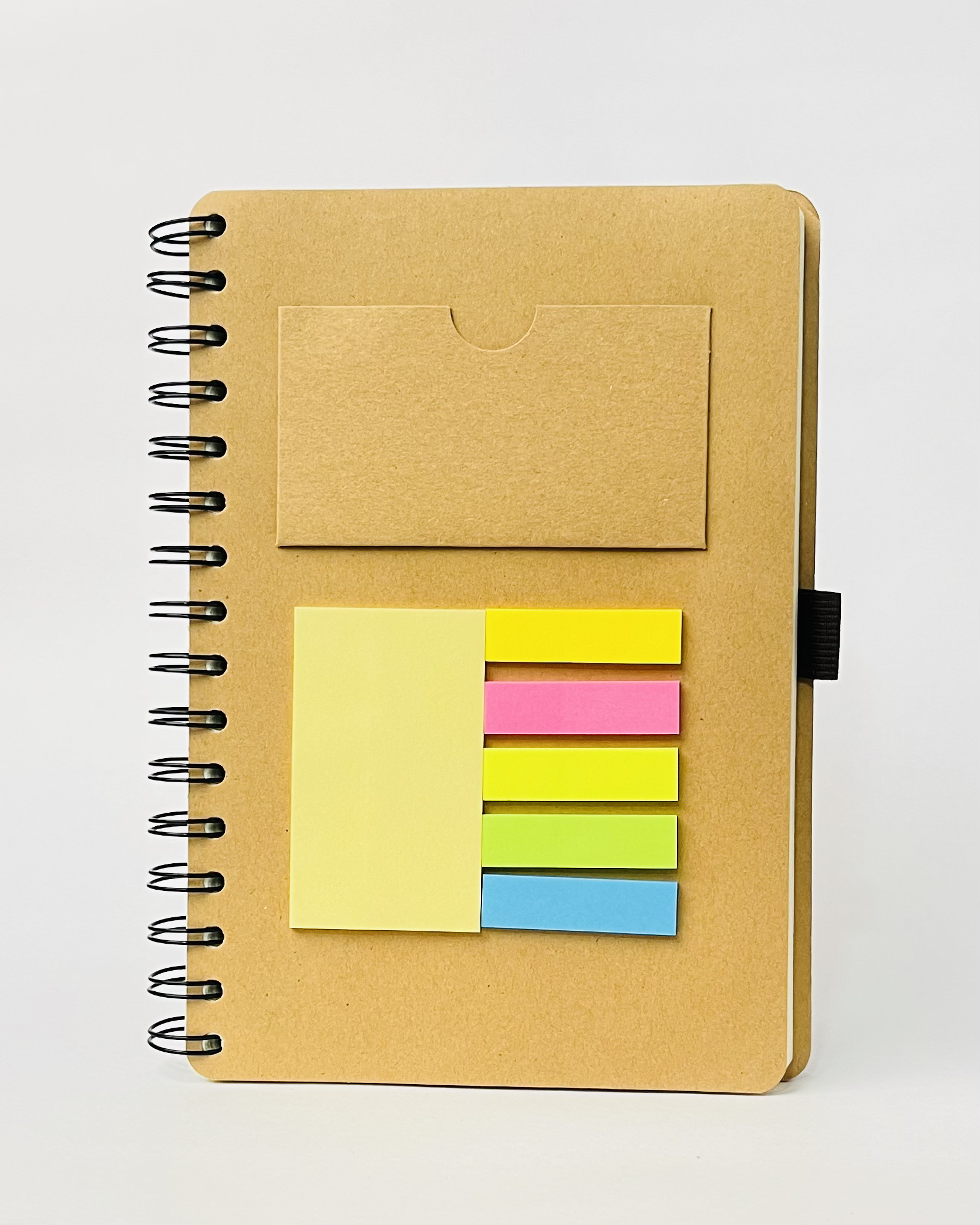 Kraft Journal with Sticky Notes